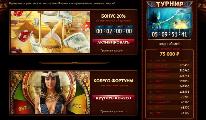 pharaonbet описание казино